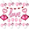 Feliz Día de San Valentín Decoración de ambiente del Día de San Valentín Propuesta Decoración para fiesta Traje de globos