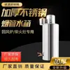 Chaleira para Água Quente de Aço Inoxidável Espessado com Chaminé Fogão a Lenha com Torneira Chaleira de Chaminé