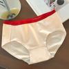 Calcinha de algodão feminina de fábrica, virilha de algodão, nova, cintura média, respirável, sem rastros, calcinha triangular para meninas