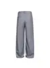Pantalones Casuales de Pierna Ancha Versátiles de Color Sólido con Caída de Alta Gama para Hombre, Marca de Moda Nanxia, Estilo Retro Suelto