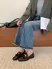 Mocasines de suela blanda para mujer, zapatos pequeños de piel, zapatos JK, nuevo modelo primavera 2026, estilo retro británico, versión coreana, versátiles