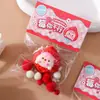 Juguete Squishy de Fruta con Cubitos de Hielo Muñeca Colgante para Niños Juguete para Aliviar el Estrés Rebote Lento Artículo Popular de Celebridad de Internet