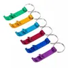 Abrebotellas de Cerveza Portátil Llavero 4 en 1 Bolsillo Aluminio Abrebotellas de Cerveza Lata 5 Colores Regalos para Fiestas de Boda