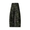 Directo de fábrica, pantalones casuales holgados de camuflaje retro a la moda estilo americano para hombre, nuevos pantalones de trabajo 2026, pantalones largos estilo pareja