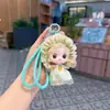 Boneca Brinquedo Fofa, Chaveiro de Boneca Adorável com Cabelo Cacheado, Tiara de Maid Fashion, Pingente de Bolsa de Boneca Princesa para Meninas