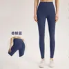 Calça Legging de Yoga com Bolso Lateral em Mesh para Mulheres, Secagem Rápida, Levanta Bumbum, Elástica, Leggings de Bumbum Pêssego, Roupa de Corrida e Yoga, Calça Fitness