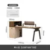 Conjunto de mesa e cadeira para escritório de funcionários, mesa de escritório simples e moderna, estação de trabalho para seis pessoas, móveis de mesa para funcionários financeiros