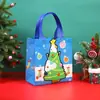 Bolsa de Tela No Tejida Nueva de Navidad Transfronteriza Bolsa de Compras Festiva Bolsa de Regalo Bolsa de Almacenamiento