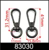 Fábrica de ganchos para cordão atacado metal espessado rotativo colorido fita gancho 8mm cordão de celular fecho bico de águia