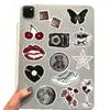 100 Pegatinas Transfronterizas Estilo Y2K Oscuro para Decorar Guitarras, Cuadernos, Maletas, Calcomanías Impermeables para Bricolaje al por Mayor