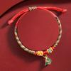 Pulsera de Cuerda Colorida del Festival del Bote del Dragón para Bebé Venta al por Mayor Estilo Étnico Zongzi Tejido a Mano Infantil Puesto de Artesanía Regalos Pequeños Yiwu