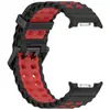 Venta al por mayor de fábrica Adecuado para Samsung Galaxy Watch8/Watch8Classic Correa de silicona bicolor marina