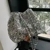Bolsas de Design de Nicho Transfronteiriças Femininas 2026 Nova Sensação de Alto Padrão Bolsa Tiracolo com Corrente Lantejoulas Estilo Coreano Bolsa Saco