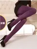 Meia-calça Feminina de Veludo Sintético 100D para Primavera e Outono, Meia-calça Anti-Puxão 60D, Meias Levemente Transparentes, 80D Levemente Transparente