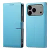 Adequado para iPhone 18 PRO, capa flip para celular com padrão de lichia, capa de celular anti-queda com fecho magnético para iPhone 14