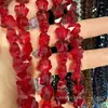 Venta al por mayor 10/14 mm Agujero Recto Cuentas de Cristal Flor de Ciruelo Accesorios para Pulseras DIY Accesorios para Ropa y Otros Materiales Cuentas Sueltas de Vidrio