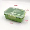 Recipiente retangular de plástico para armazenamento de alimentos para geladeira, freezer e despensa, com tampa com furo de ventilação, seguro para micro-ondas e lancheira selável