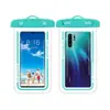 Bolsa Impermeable para Teléfono Móvil, Estuche de Buceo, Compatible con Pantalla Táctil, Adecuado para Rafting, Natación, Fotografía Submarina, Bolsa Sellada, Cruzado, Compatible con Huawei y Apple