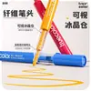 Set de Marcadores Acrílicos Ámbar Cristalino de Color Verdadero con Punta Suave, No Transparentes, Colores Apilables, para Dibujo Artístico Infantil y Estudiantil