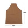 Delantal de Cuero Impermeable Delantal de Cuero a Prueba de Aceite para Cocina Delantal de Tela Largo Extensible Cuerpo Completo Ropa de Cocina para el Hogar Resistente al Desgaste Antiincrustante