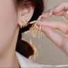 Plato de Incienso para Mosquitos Clip para la Oreja Sin Agujeros en la Oreja Sentido Avanzado Temperamento Simple Aretes de Joker Moda de Lujo Ligero Aretes Indoloros al Mayoreo