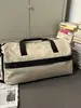 Bolsa de Cosméticos Simples de Cor Pura de Aparência Elegante Estilo Ins Coreano para Casais Leve para Viagens de Curta Distância Bolsa Transversal de Grande Capacidade