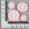 Funda para Teléfono Móvil Zuecos Margarita Flor de Sol Pegamento Crema Flor para Zapato DIY Accesorios de Resina Tocado DIY Pasador de Pelo