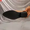 Botas vaqueras occidentales de tacón grueso de gran tamaño para mujer, comercio exterior transfronterizo, nuevo modelo otoño e invierno 2026, estilo europeo y americano, botines cortos de moda y versátiles