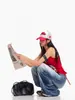 Jeans Retro Americanos de Pierna Ancha para Mujer, Estilo Nuevo, Adelgazantes, Diseño Holgado, Pierna Recta, Largo Hasta el Suelo, Versátiles y Cómodos