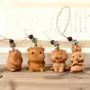 Ciprés Zodiaco Dibujos Animados Pareja de Madera Cadena para Teléfono Bolso Colgante Llavero Atracción Turística Puesto Accesorios Fabricante Mayorista