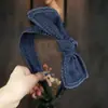 Faixa de Cabelo com Laço Feminina Chapéu de Cowboy de Aba Larga Faixa para Lavar o Rosto Carimbo de Cabelo de Celebridade da Internet Acessório de Cabeça Pacote de Cabelo Simples Coreia do Sul Versátil Para Sair