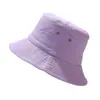 Sombrero de Pescador de Mezclilla de Alta Gama Bordado con Logo Personalizado, Sombrero de Cubo Transpirable para Deportes al Aire Libre, Procesamiento de Sombrero de Sol para Protección Solar