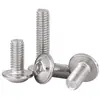 Tornillos para Máquina de Acero Inoxidable 304, Cabeza Redonda, Hexagonal, M2-M6, Tornillos para Máquina Semi-Bridados, Pernos, Tornillos de Cabeza Redonda, Hexagonal
