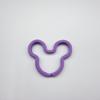 Acessórios de Argola Plana Mickey Colorido Pintado por Spray Chaveiro Argola de Chave Anel Arco-Íris Joias DIY