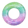 Anillo de natación inflable doble de dibujos animados para niños engrosado 50-90 anillo de natación de cristal anillo de natación con doble bolsa de aire de agua