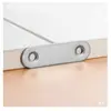 Tira de aço inoxidável tira longa Tira de ferro com furos fixação chapa de ferro reforço conector de placa de madeira link orelhas de cantoneira ferragens