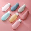 Botella de Loción Reutilizable Tamaño Viaje Portátil de Plástico 60ml Set de Botellas Pequeñas para Viaje Botella Dispensadora de Loción