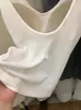 Metwo Seda (sobre la Espalda, Enorme Delgado) Chaleco de una pieza, Posavasos de látex con copa ultrafina, Top de tirantes doble U en stock