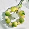 Cadena para Teléfono Móvil de Bodhi de Jade Blanco al por Mayor Transfronteriza, Colgante de Cordón para Mujer con Raíz de Bodhi de Pata de Gato Linda, Adorno de Llavero para Coche