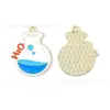Série de Material Escolar Estilo Campus Joias com Gotejamento de Óleo Acessórios Pingentes de Liga para DIY Correntes de Celular Charms para Chaveiro