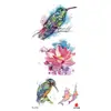 Fabricante Venta al por Mayor Spot Pegatinas de Tatuaje Personalizadas Flor de Clavícula de Damas Sexy Rosa Pegatinas de Tatuaje Impermeables