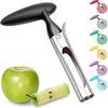 Descorazonador de manzanas de acero inoxidable de Amazon, separador de pulpa de fruta, descorazonador de manzanas, extractor de corazón, herramienta para fruta