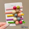 Pinzas para el Pelo de Colores para Bebés Niñas, Pinzas para el Cabello Infantiles para Recoger Flecos y Cabello Suelto, Pinzas Pequeñas para el Cabello de Gota de Agua para Niñas, Pinzas Laterales para el Cabello