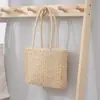 Bolsa Tote, Bolsa de Palha Grande Capacidade de Ombro Único, Bolsa de Praia para Férias para Mulheres, Bolsa de Material de Corda de Papel, Bolsa Transversal Simples Urbana