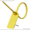 Sellos plásticos desechables, etiquetas anti-robo, etiquetas colgantes de logística, etiquetas de identificación de cables, señalización, bridas para cables, etiquetas de identificación, coloridas