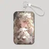 Portatarjetas de Princesa del Zodiaco Doce Portatarjetas de Comida Estudiantil Funda Protectora para Tarjeta de Campus, Tarjeta de Autobús, Tarjeta de Identificación Tarjeta de Acceso