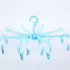 Cabide de roupas dobrável multi-clip com 36 presilhas, prendedor de roupas à prova de vento, plástico, varal para secar meias e roupas íntimas, cabide infantil, atacado