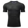 Ropa de Fitness Camiseta Deportiva de Manga Corta para Hombre de Secado Rápido para Correr Camiseta Ajustada de Seda Helada para Entrenamiento de Baloncesto de Media Manga para Absorber el Sudor