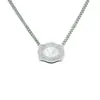 Collar Colgante Transfronterizo Europeo y Americano Primavera Nuevo Colgante Inicial Letra 26 Textura en Relieve Colgante Personalizado Accesorios Elegantes