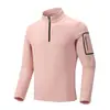 Sudadera de manga larga para primavera y otoño del mismo estilo que Niao Jia, adecuada para senderismo y deportes al aire libre, top casual con media cremallera